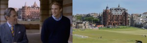 Imagined and real spaces. The Old Course on screen. 